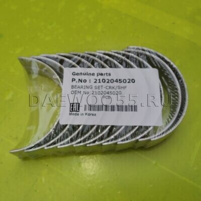 Вкладыши коренные STD 21020-45020, 2102045020 D4AL, D4DB, D4DD